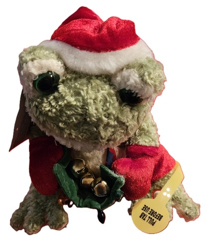 Gemmy Festive Frog ~ Christmas Animated Plush ~ NEW (read description) - Picture 3 of 7