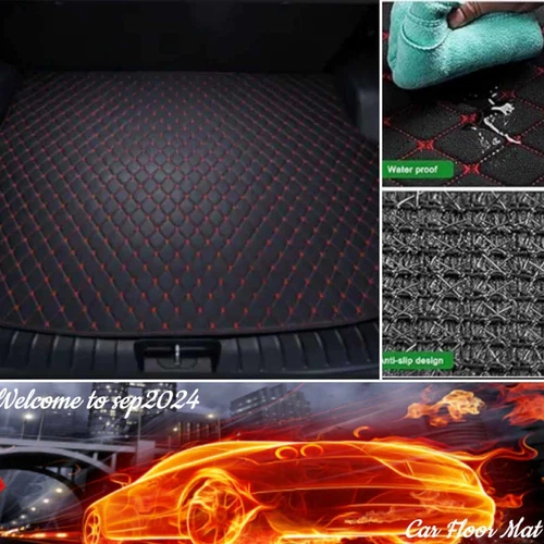 For Hummer H2 H3 Luxury Carpets Custom Car Trunk Mats All Series PU Leather Mats - Picture 2 of 34