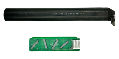 1 x WIDIA Stech-Bohrstange ø 40 mm L=300 mm + 5 x WIDIA A51KSGROOVEN1 THM