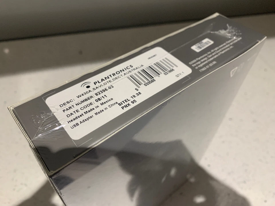 PLANTRONICS SAVI W430/A-M MS Lync Ear-Hook WIRELESS DECT HEADSET New in Grey Box - Image 4 of 4