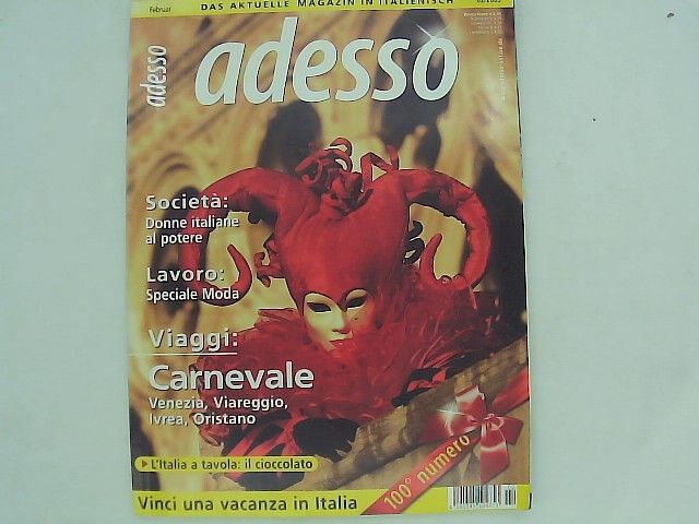 ADESSO. Das aktuelle Magazin in italienisch, Februar 2003. Stock (Hrsg.) Dr. Wol