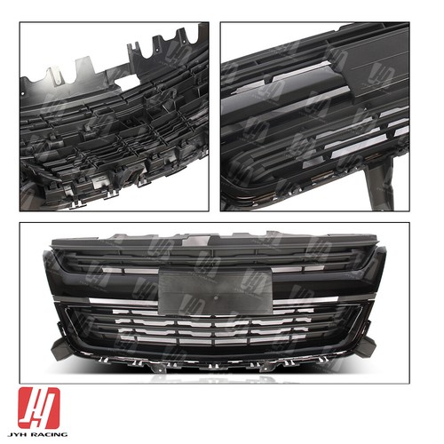 Fits Chevy Colorado WT LT 2015-2020 Front Upper Grille Gloss Black 84270791 - Picture 3 of 5