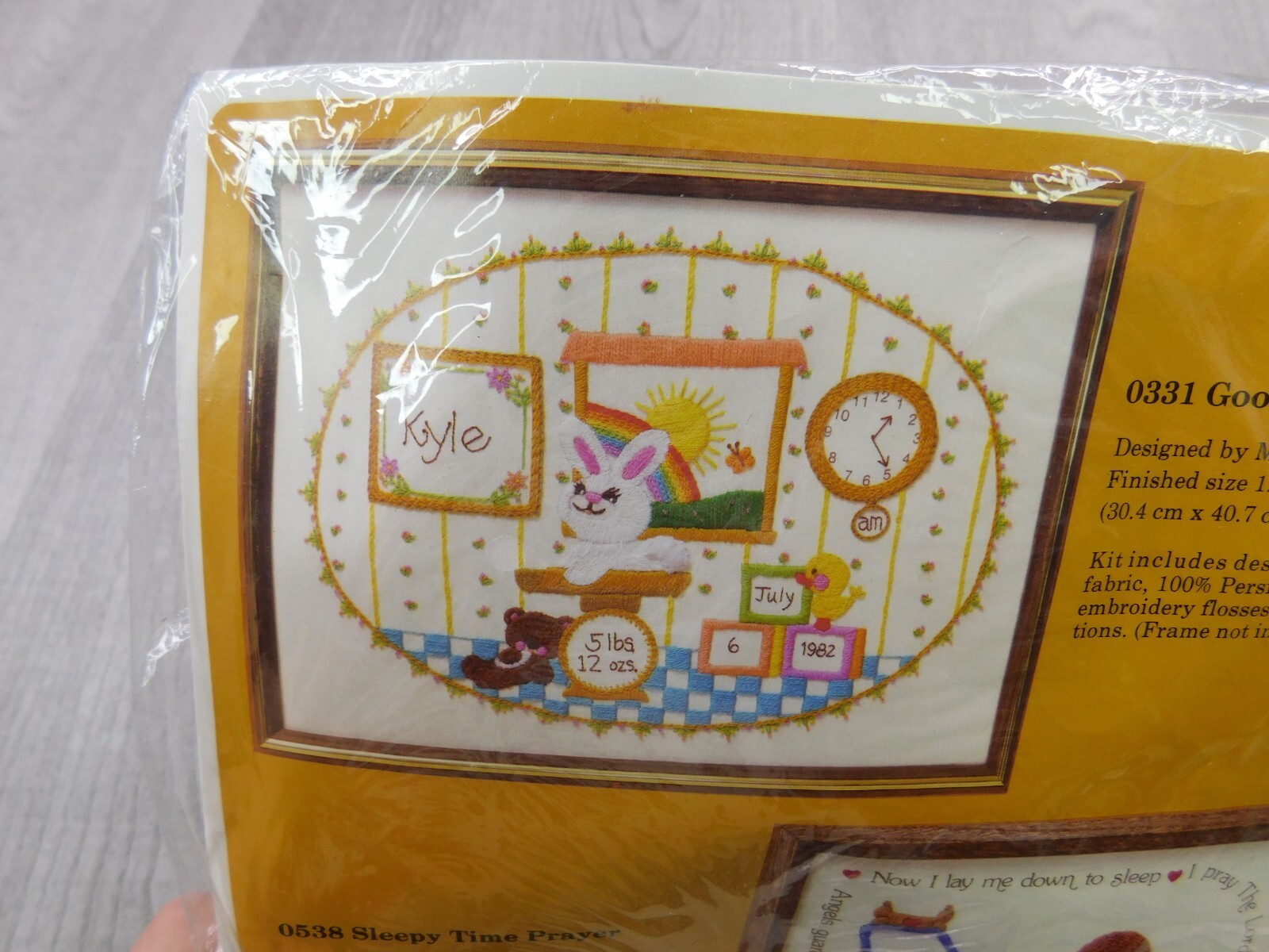 The Creative Circle Needlepoint #0538 Sleepy Time Prayer Embroidery Craft Art