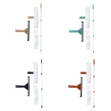 Window Cleaning Tool Mop Wash Wipe Set Extension Pole Telescopic Squeegee Kit