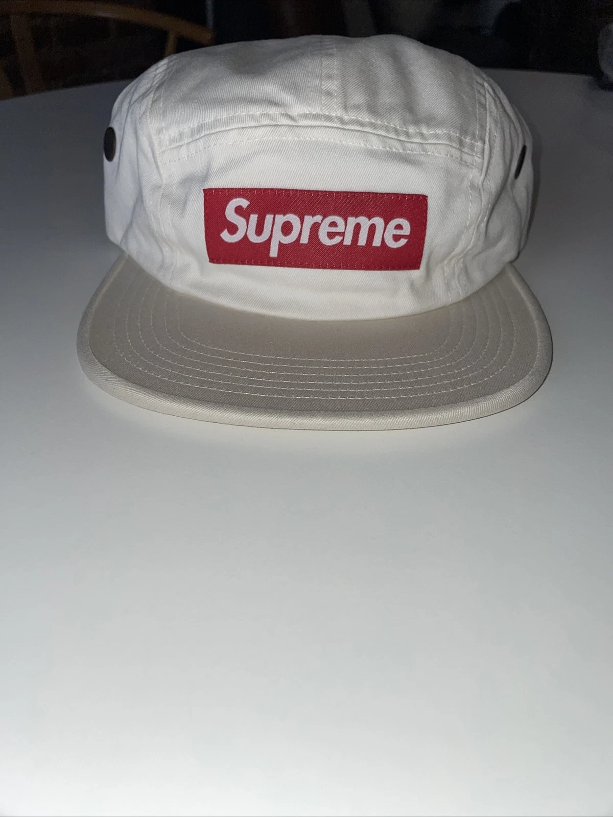 Supreme Two Twin Cap White Ss19h104