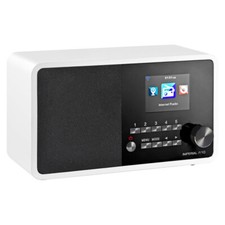 Imperial i110 weiß Internet Stereoanlage Internetradio WLAN Radio in edlem Holzg