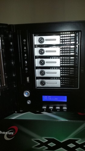 Rare NAS Thecus N5200XXX, OS 5.03.02, Intel® Atom™ D525, 2GB RAM, VGA, PS/2 - Photo 10/22