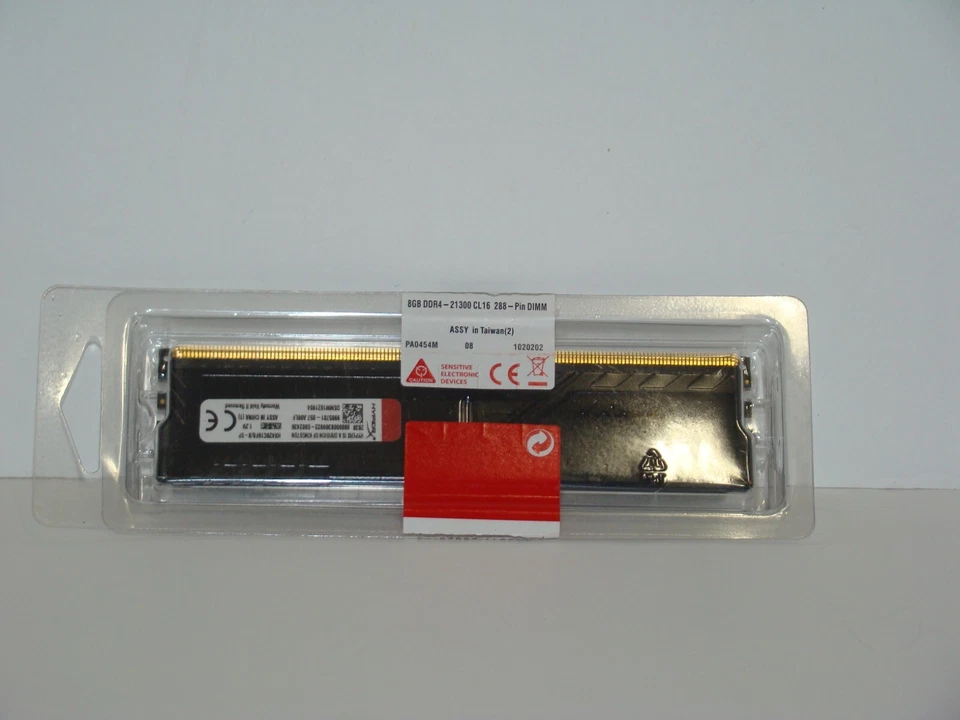 HyperX HX426C16FB2/8 DIMM 8GB DDR4 Memory Module - Fury Black - Image 4 of 4