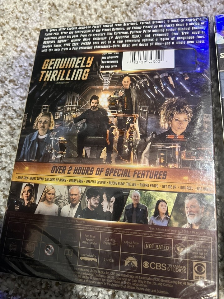 Star Trek Picard Season One (DVD) New Sealed 32429343024 eBay