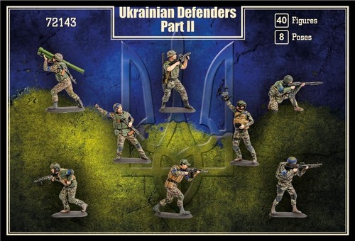 MARS 1:72 SET 72143 MODERN WARS UKRAINIAN DEFENDERS SET 2-40 FIGURES - Picture 2 of 2