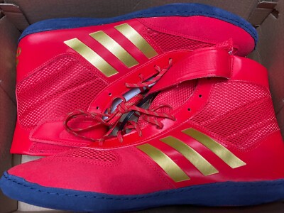 Adidas Combat Speed .5 Wrestling Shoes Red Metallic Gold Red Adidas Combat Speed .5 Wrestling Shoes Red Metallic Gold Red