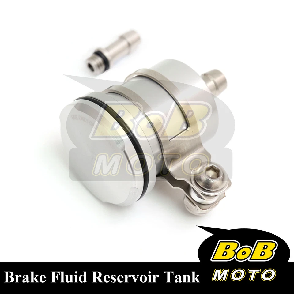 Tanque de depósito de líquido de frenos trasero CNC Silver Racing para Suzuki SV 650 S 2002-2012 Foto 2 de 4