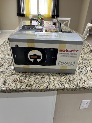 XM Radio Sportscaster Portable Boombox (rare) Very Loud Tested