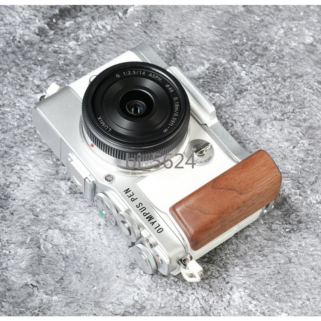 Handmade Wooden Ebony L Hand Grip Holder for Olympus PEN E-P7 EP7