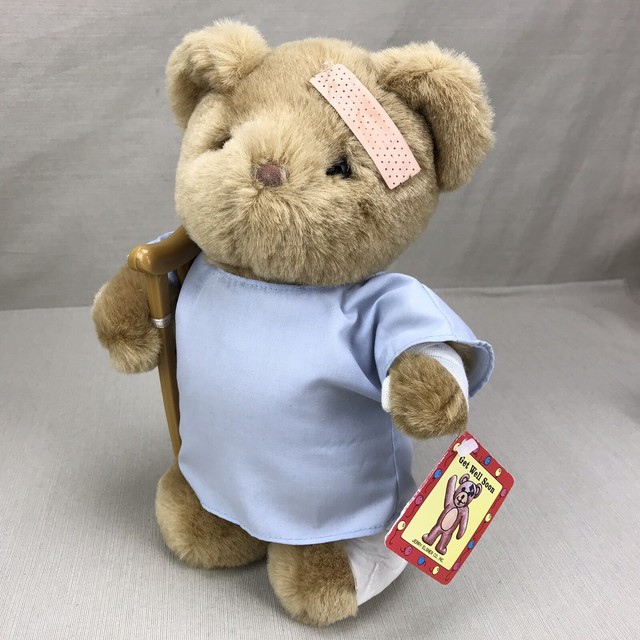 Jerry Pet by Elsner Get Will Soon Calamity Teddy Bear Plush Broken Leg