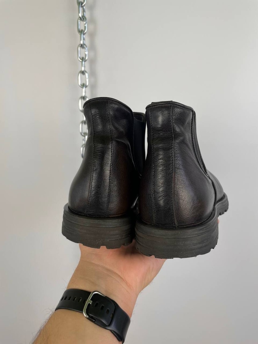 Sturlini Chelsea Boots Mens EU 42 US 9 Black Leather Ankle Casual Pull On Boots Sturlini Chelsea Boots in Black for Men | Lyst main image 3