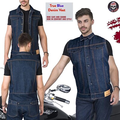 Ubuy Biker Denim Biker Vest Denim Vest Australia Buy Men's Plus