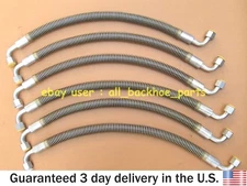 JCB BACKHOE - CIRCUIT HOSE L & R SET, KINGPOST CRRG., 6 PCS (PART# 613/46600)