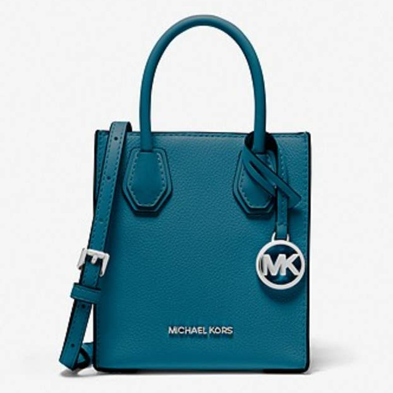 Michael Kors Mercer Extra-Small Pebbled Leather Crossbody Bag