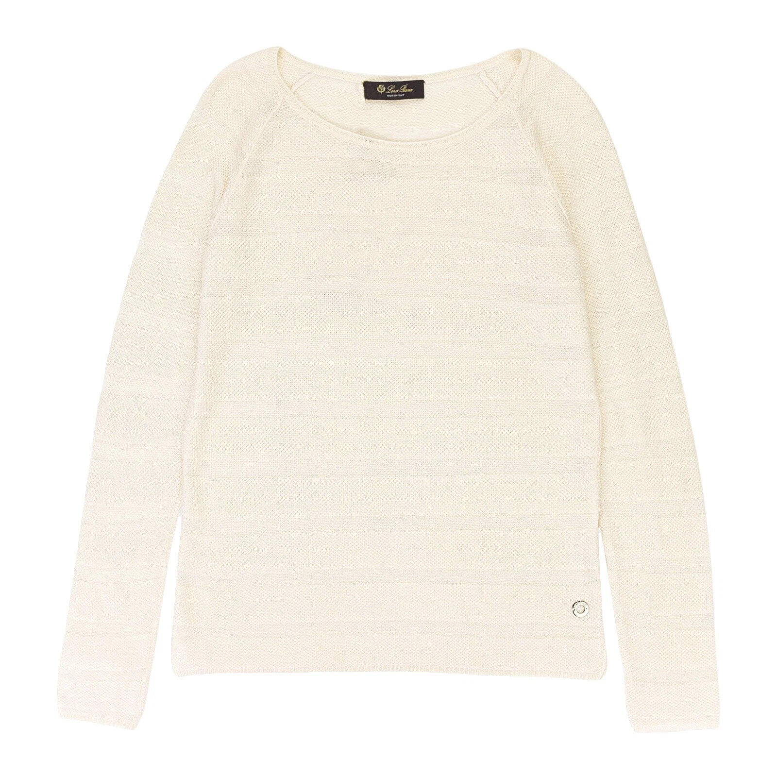 Suéteres femininos sólido Branco de cashmere