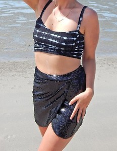 sequin mini skirt ebay