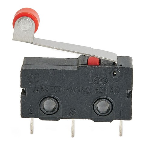 10 STK Mikrotaster Taster Rollenhebel Microschalter Mikroschalter Microswitch - Bild 11 von 24