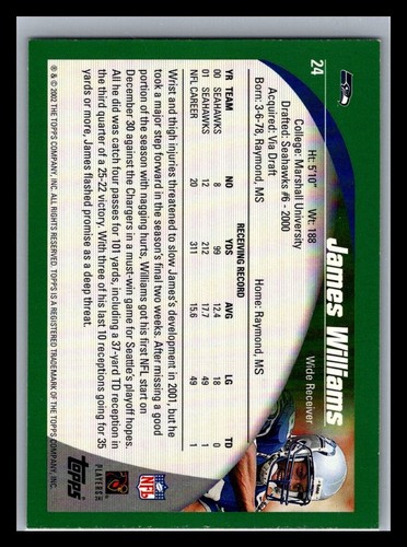 2002 Topps Football # 1 - 200 - Pick Your Card! - Picture 48 of 400