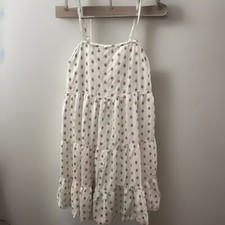 Sim & Sam Babydoll Mini Dress Size XL Floral Coquette Fairy Y2K Pink White