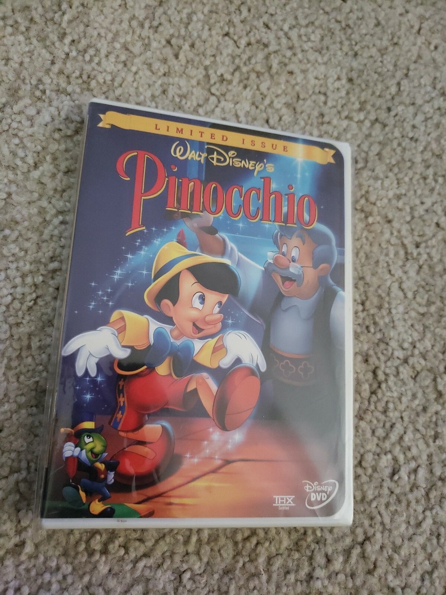 Walt Disney's Pinocchio Limited Issue DVD Brand New in resealable