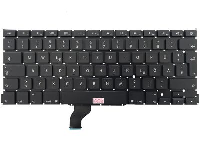DE - Tastatur für MacBook Pro A1502 (EMC 2678), 13-Inch ''Core i7'' 2.8 Late 2013