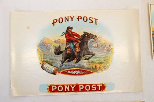 LOTE DE ETIQUETAS DE CIGARROS Old Abe PONY POST Lata Amarilla SHERIDAN Good Friends COLECCIÓN - Imagen 8 de 11