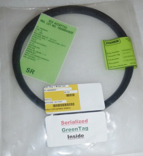 NEU Fisher Controls GE51920X012 T RING GEFORMT EPDM FÜR 8" ABSPERRKLAPPE 