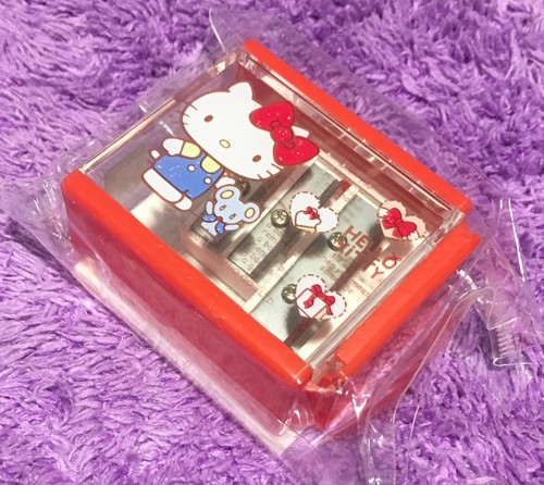 Carino affilatore a matita Hello Kitty 2 taglie lama grande strumento regalo scuola pratica - Foto 9 di 18