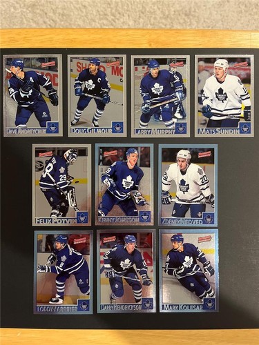 1995-96 Bowman Foil Parallel Toronto Maple Leafs Team Set 10 Cards - 第 1/1 張圖片