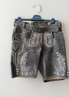 Krüger Sean Herren Trachtenlederhose Trachtenhose Bayerische Lederhose Gr. 50