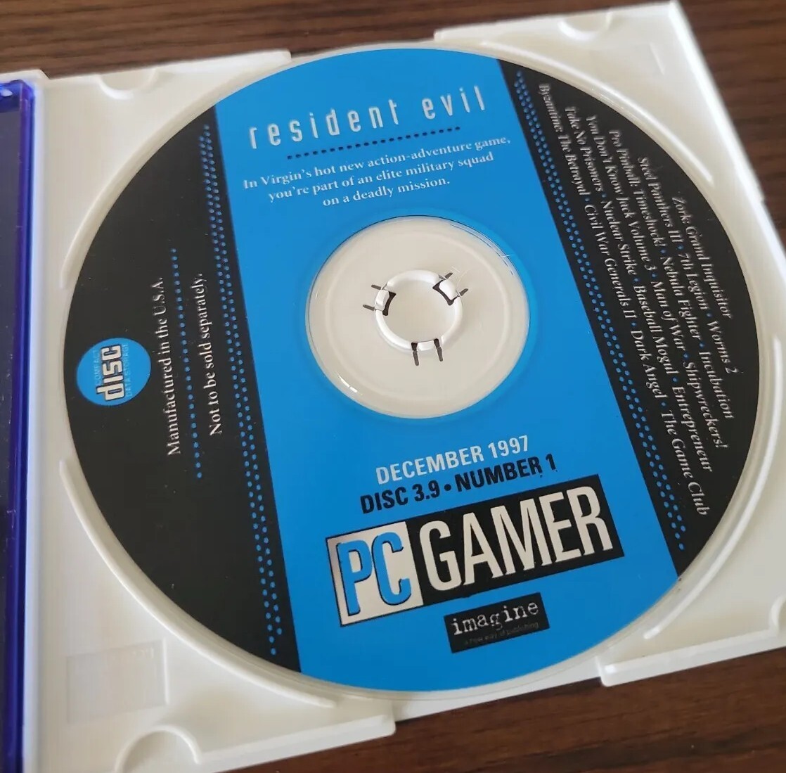 PC Gamer Demo Disc 3.9 - December 1997 - Resident Evil - Free Ship | eBay