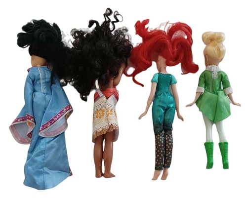 Disney Doll Fairy Lot of 4 with Clothes - No Reserve - Fast Ship! - Picture 2 of 6