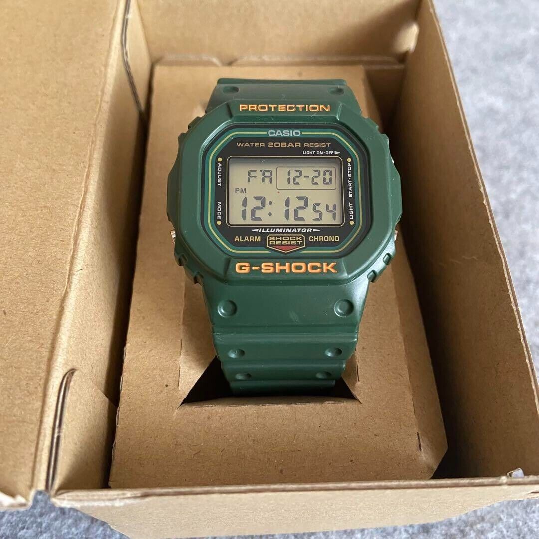 Casio G-SHOCK DW-5600RB-3JF Green Men's digital Watch From Casio G-SHOCK DW-5600RB-3JF Green Men's digital Watch From