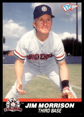 1989 T&M Senior League Baseball Jim Morrison Bradenton Explorers