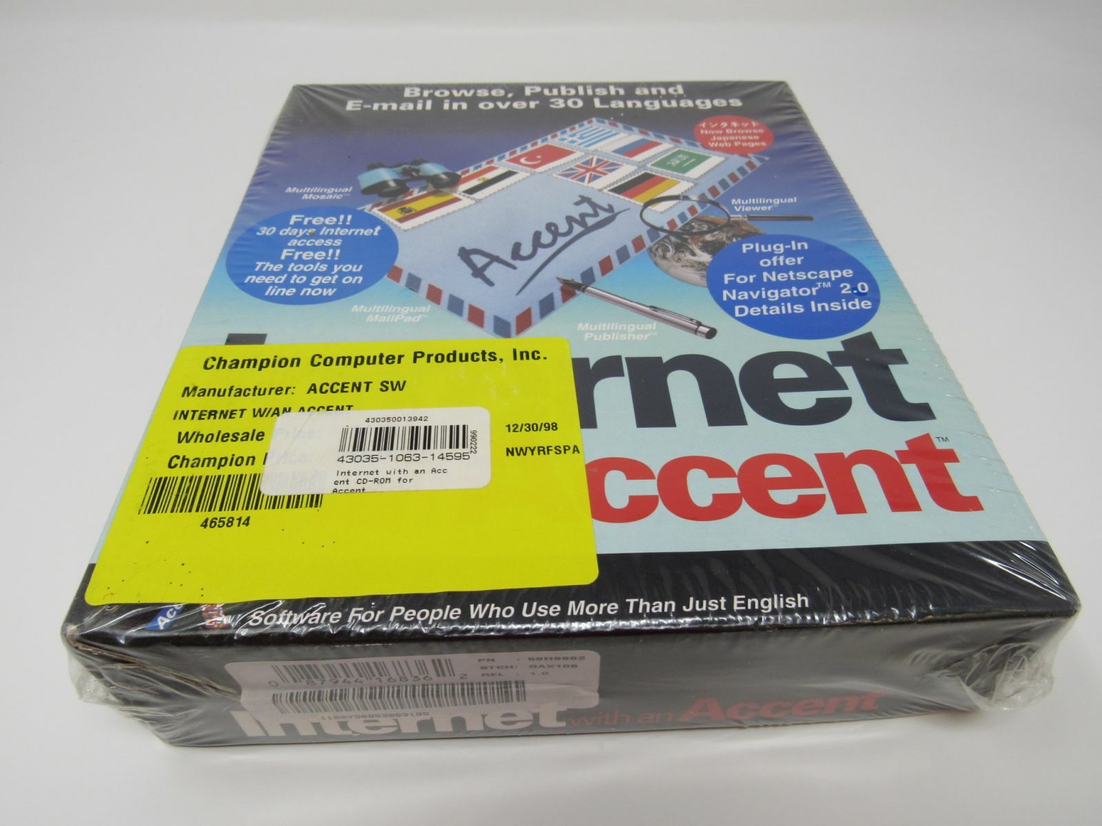 Champion Computer Products Inc Internet With An Accent 59H9962 