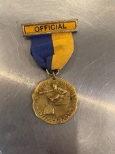 1920'S UNIVERSITY OF PITTSBURGH PITT INTERSCHOLASTIC MEDAL DIEGES & CUST RARE