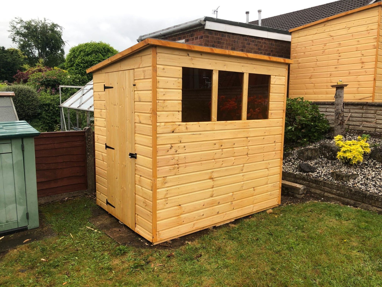 T&G PREMIUM WOODEN PENT GARDEN SHEDS eBay