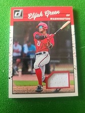 2023 Donruss Baseball Retro 1990 Materials Relic #90M-EG Elijah Green