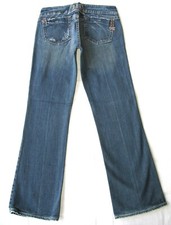Miss Me Bootcut Jeans Women's Size 28 Blue Distressed w Stretch L29.5
