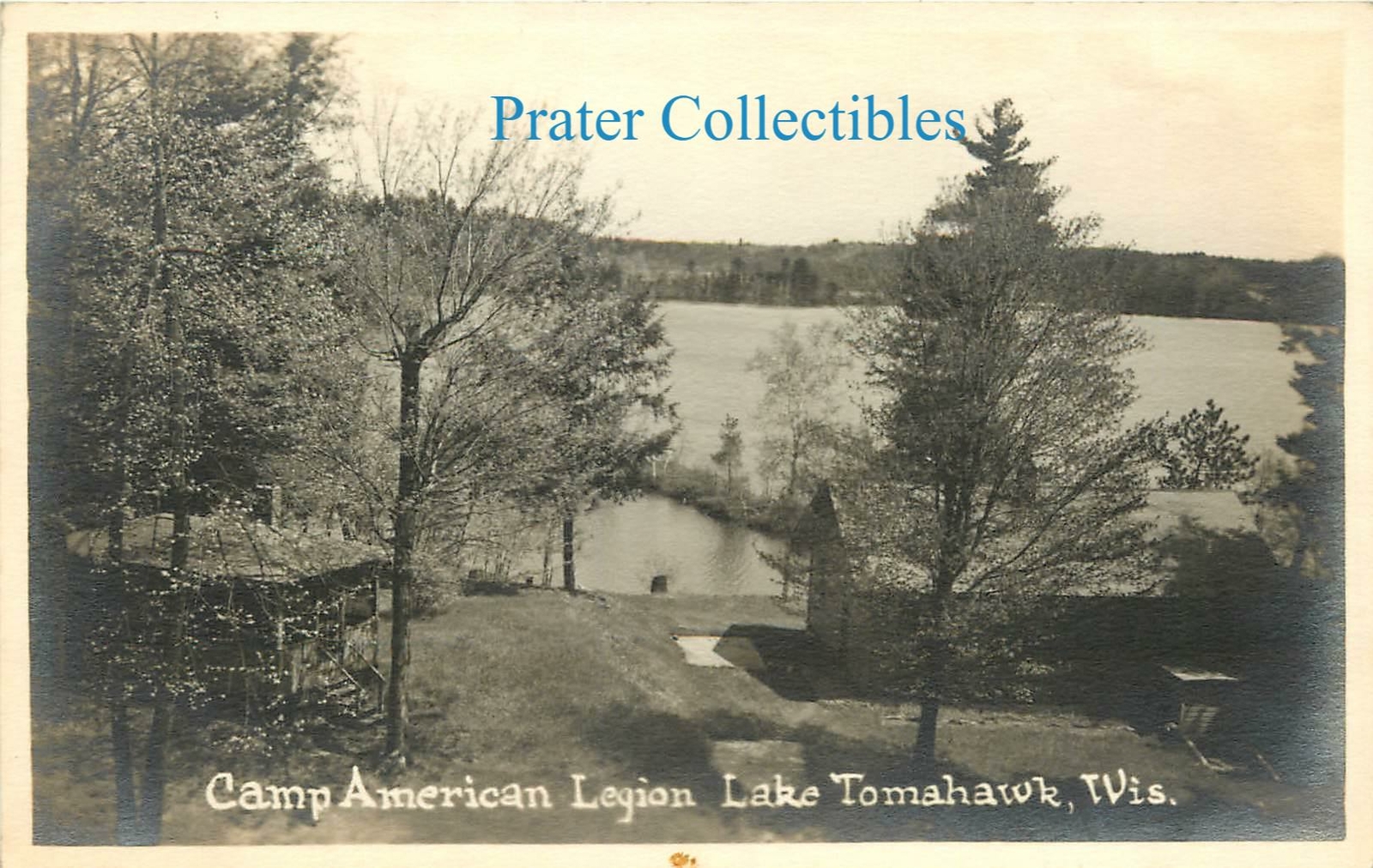 Wisconsin, WI, Lake Tomahawk, Camp American Legion Real Photo Postcard