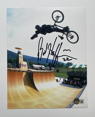Mat Hoffman Hand Signed 8x10 Photo, Beckett Authenticated Autograph BMX