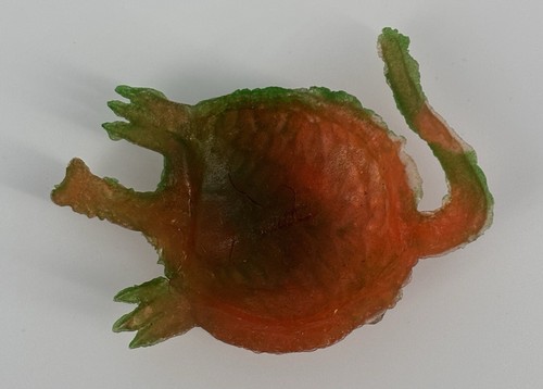 Figurine vintage créature monstre slurfies caoutchouc huileux jiggler c1970 Hong Kong (J) - Photo 8/8