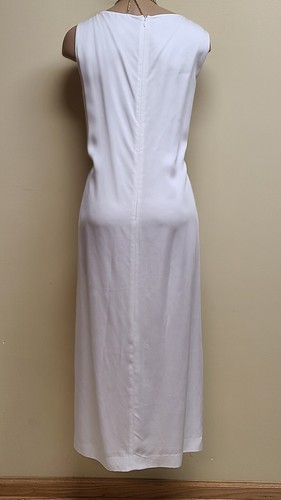 Lafayette 148 New York weiß/metallic Kleid, Gr. Medium - Bild 9 von 9