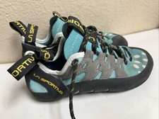 La Sportiva 10QTU Tarantulace W Leather Rock Climbing Shoes Lace Women's Sz 6.5