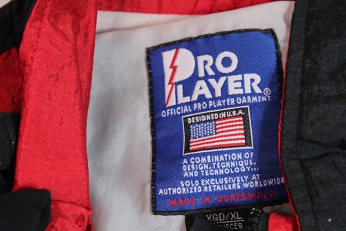 Vintage 90s Pro Player Nebraska Huskers Puffer Jacket Size XL black red - Picture 9 of 16